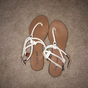 White Sandals
